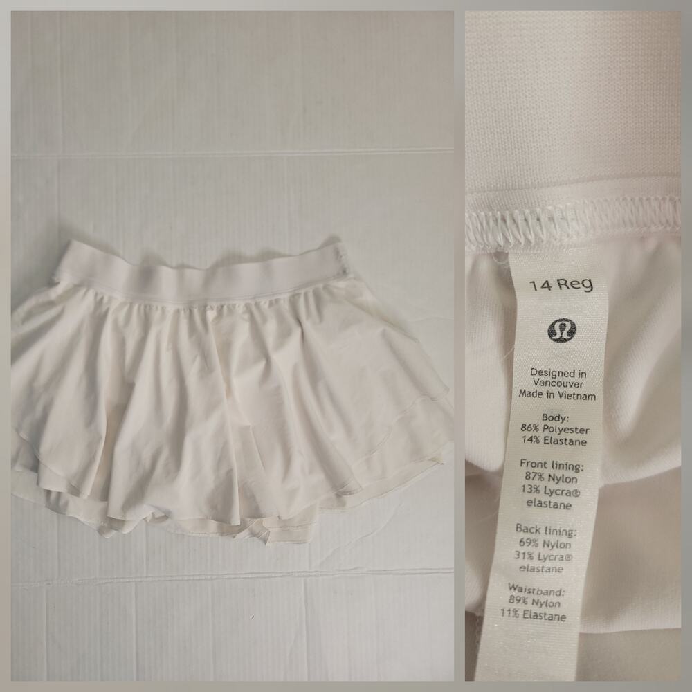 lululemon athletica White Skort